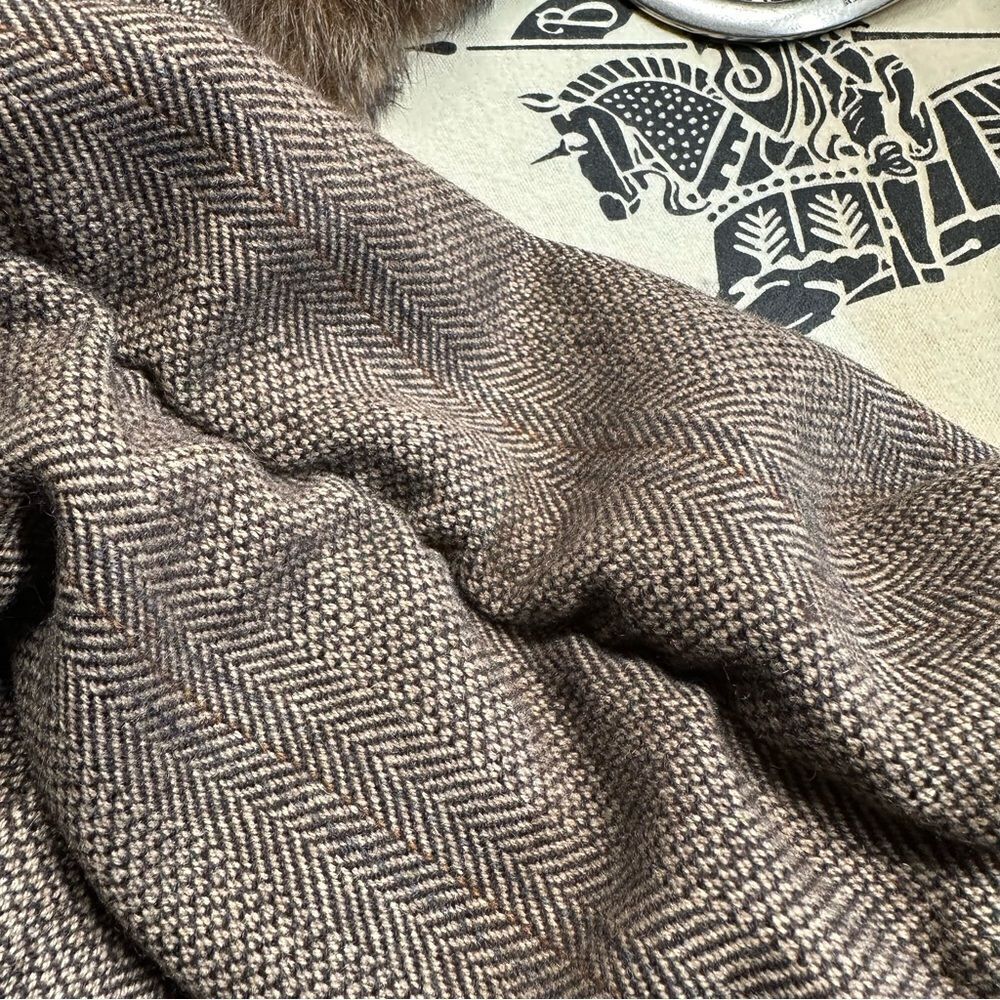 Ralph Lauren Fall ‘03 Collection Tweed Melange Cashmere Blend Ruched Trouser - Picture 11 of 15